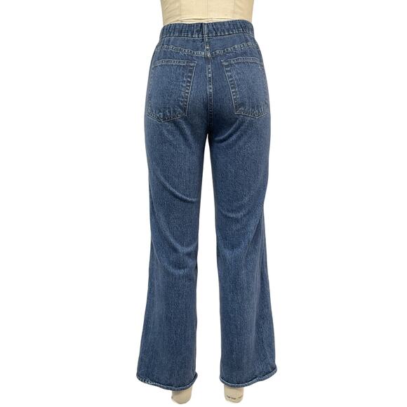 Rag & Bone 'Miramar' Blue Cotton Terry Jeans Size XS - Picture 3 of 5